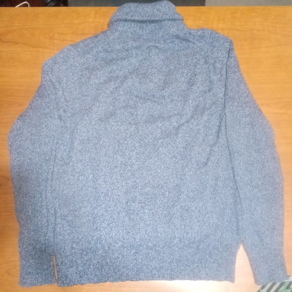 J Crew Cardigan Roll neck sweater Grey knitted Sweater size Medium - Picture 5 of 5